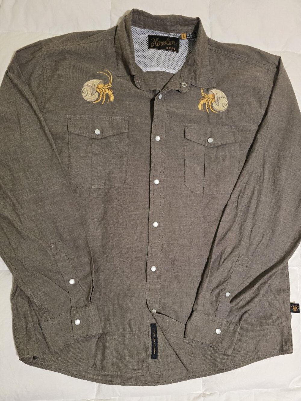 Howler Bros Gaucho Snapshirt Hermit Crabs (L)